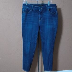 Talbots Dark Blue Boyfriend  Flawless 5 Pocket Jeans for Women Size 10